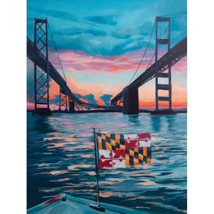 Chesapeake Bay Bridge at Sunrise