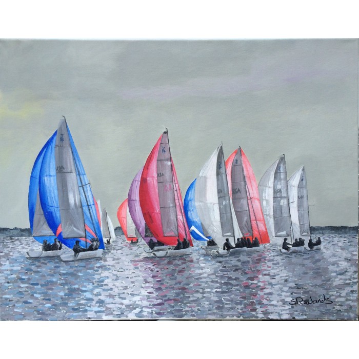 J-70 Sailing Away