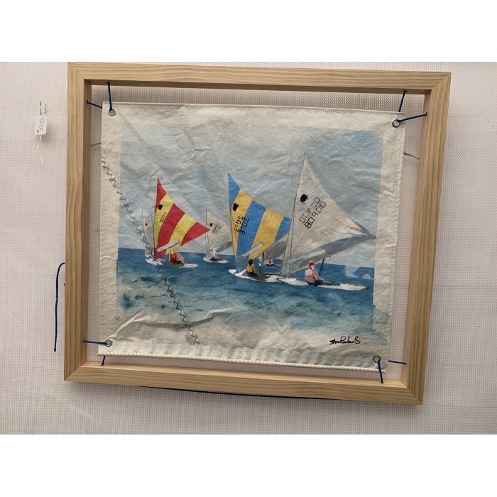 Sailboat Painting Sunfish